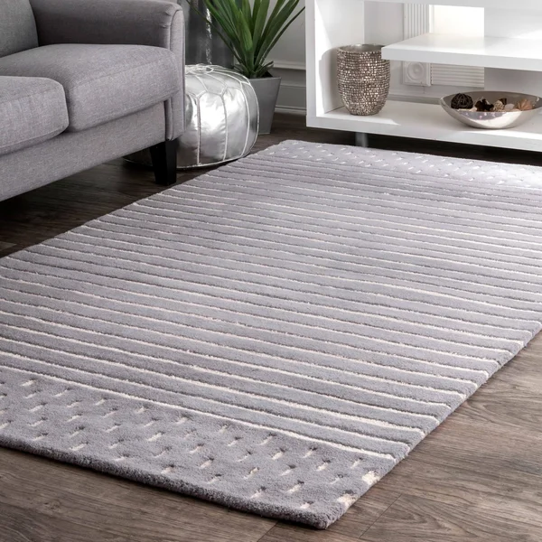 nuLOOM Marlowe Stripes Rust 4 ft. x 6 ft. Indoor Area Rug - Red