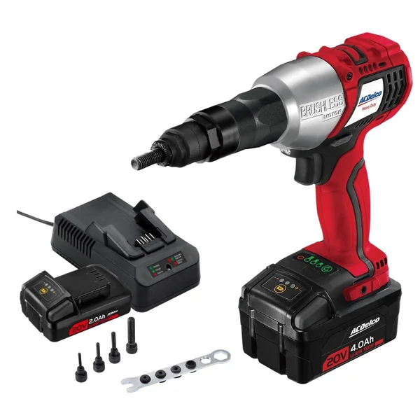 ACDelco Rivet Nut Tool Auto-Reverse Lith-Ion 20V Brushless