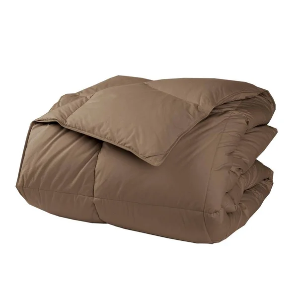 The Company Store Lacrosse LoftAIRE Light Warmth Mocha Full Down Alternative Comforter - Brown