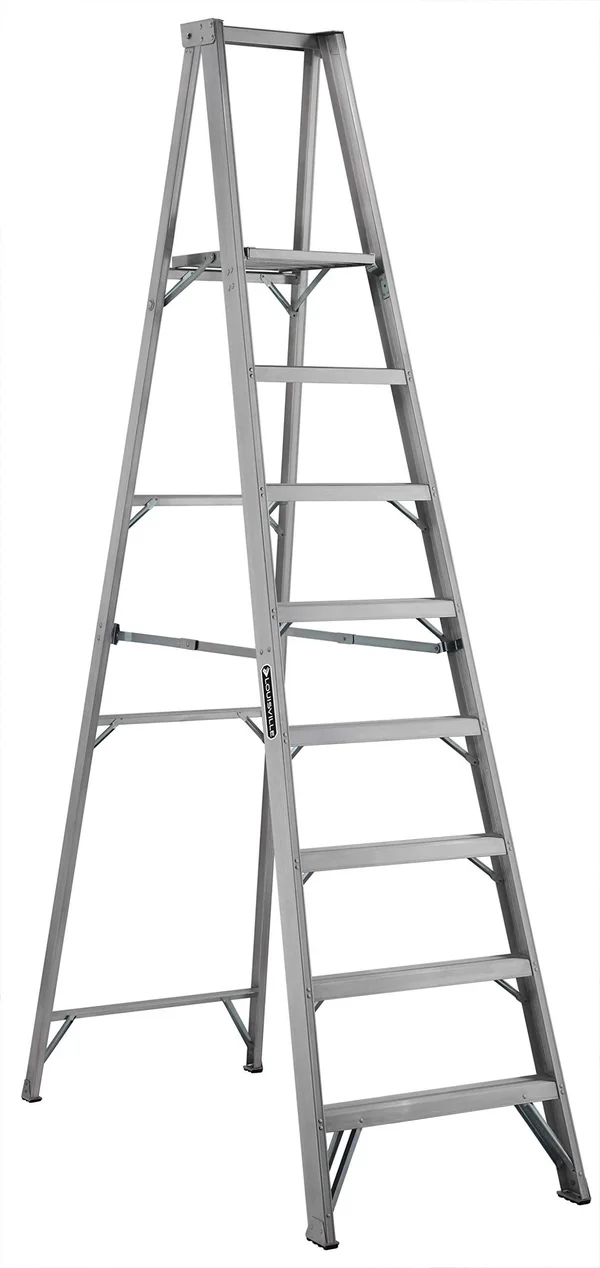 Louisville Platform Stepladder - 7 ft 7 inch, Alum., 300 lb AP1008
