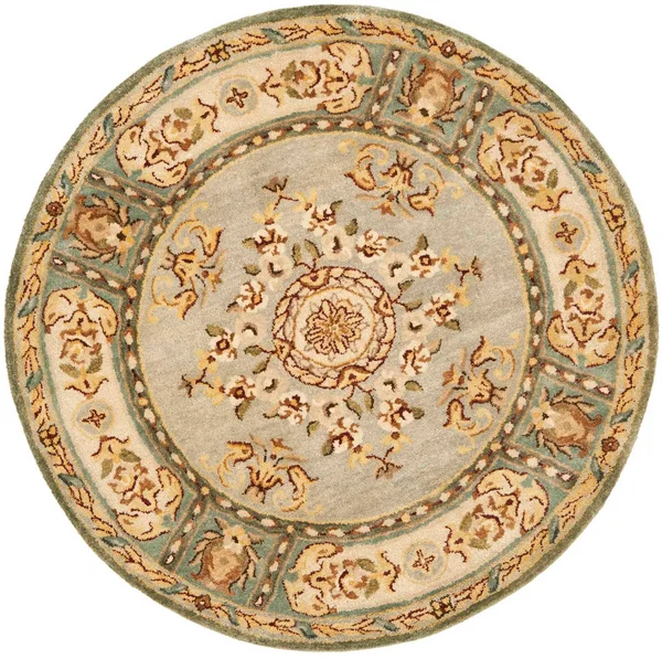 Safavieh Bergama BRG174A Light Blue Rug 6&0x22x6&0x22 - Round