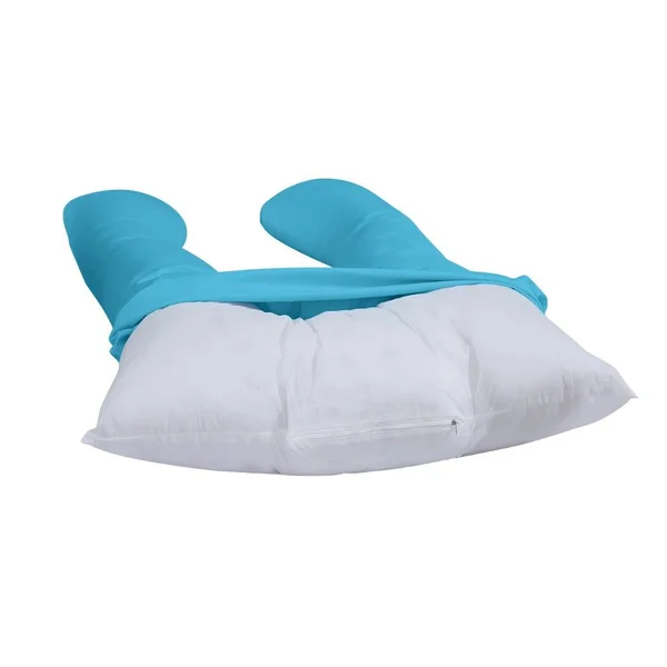 Maternity Pregnancy Nursing Sleeping Body Pillow, Teal