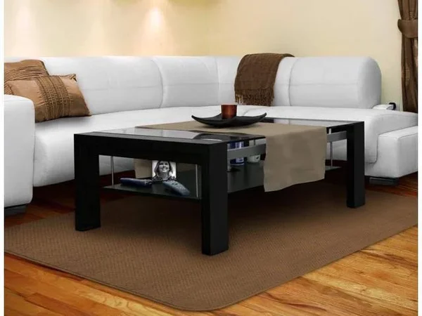 House, Home and More Skid-Resistant Carpet Indoor Area Rug Floor Mat - Toffee Brown - 5& x 8& - Many Other Sizes to Choose from