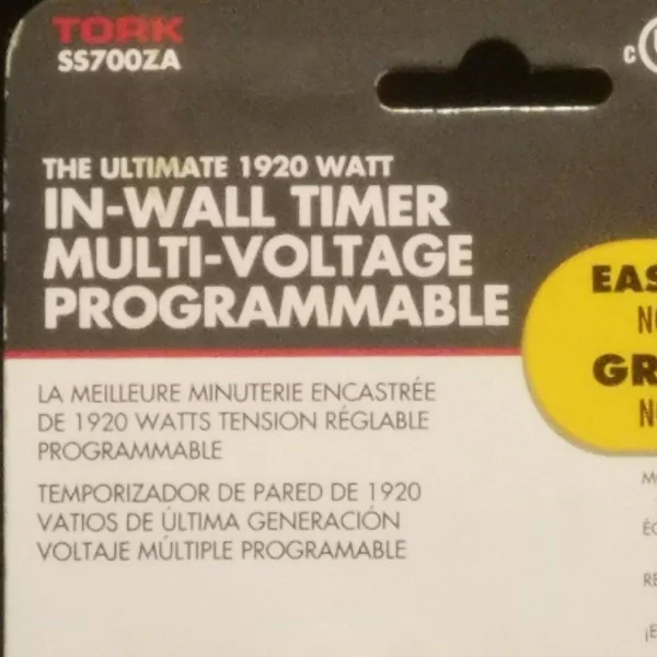 Tork SS700ZA Sunset In-Wall Timer - Light Almond