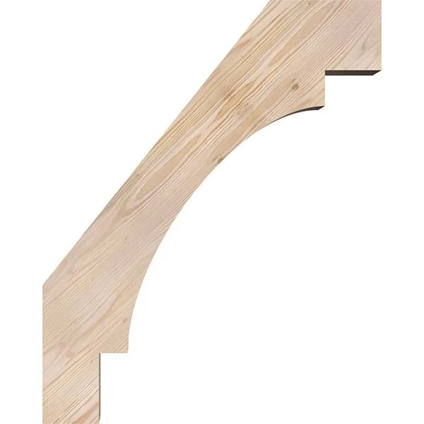 Ekena Millwork 5 1/2x22W x 24x22D x 30x22H Merced Smooth Brace - Douglas Fir