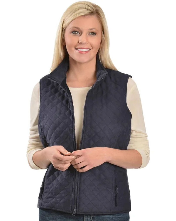 Outback Trading Grand Prix Quilted Vest 3X Navy