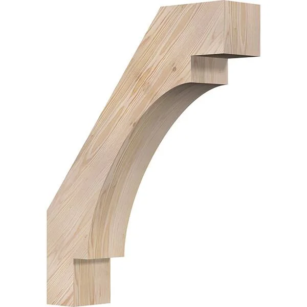 Ekena Millwork 5 1/2x22W x 24x22D x 30x22H Merced Smooth Brace - Douglas Fir