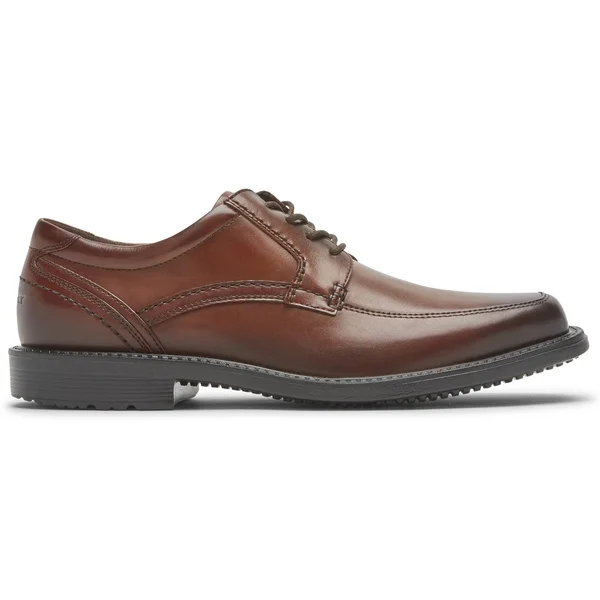 Men's Rockport Style Leader 2 Apron Toe, Size: 7, Brown