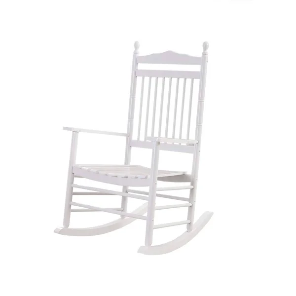 Bu0026Z KD-26W Wooden Rocking Chair Porch Rocker White Outdoor Elegant Indoor