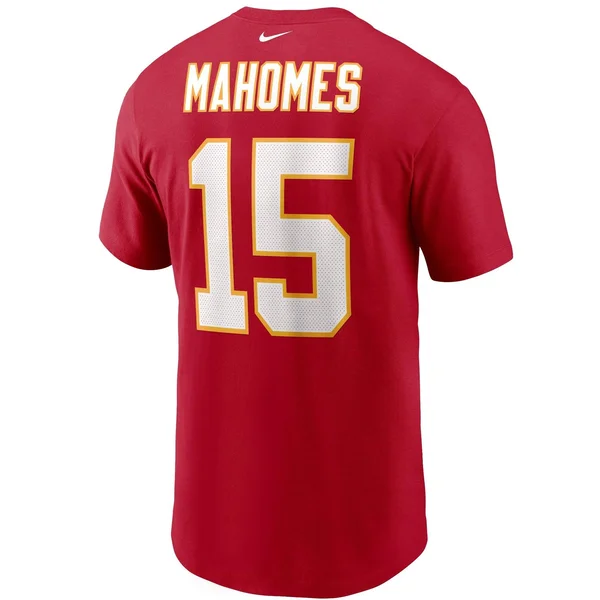 Nike Patrick Mahomes Kansas City Chiefs Red Name & Number T-Shirt Size: Extra Large