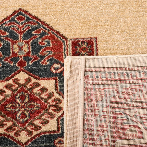 Safavieh Mahal MAH628Q 6&7x22 x 6&7x22 Square Red, Creme Area Rug