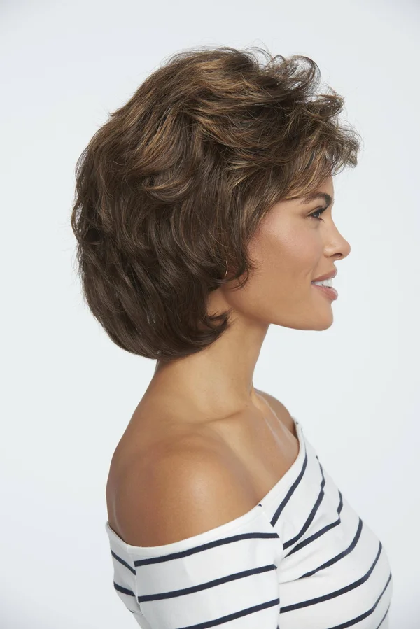 Raquel Welch Salsa Synthetic Wig, R9s Glazed Mahogany