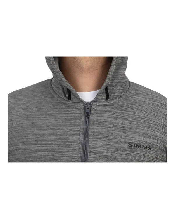 Simms Challenger Full-Zip Hoody - Carbon Heather, L