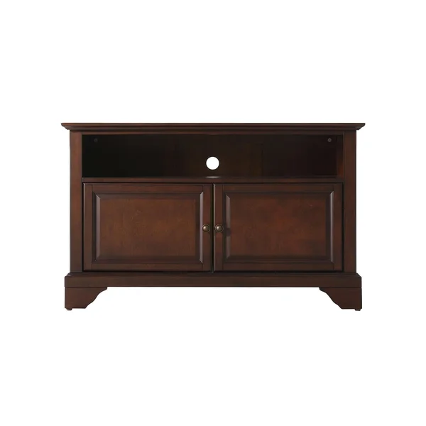 Crosley LaFayette TV Stand, Vintage Mahogany
