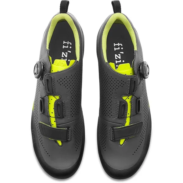 Fizik X5 Terra Shoes - Grey Yellow