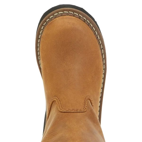 Georgia Boot Kids& Wellington Work Boots - Brown