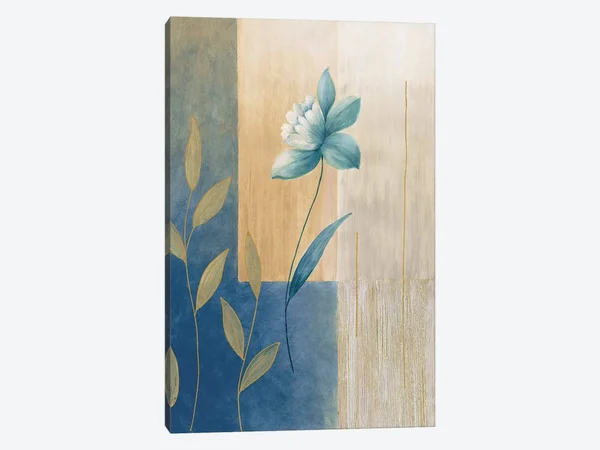 Etienne Bonnard Paintings on Canvas Art - Fleurs Bleues II Print ( Floral & Botanical > Flowers art)