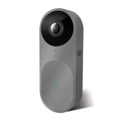 AI WiFi-Enabled Video Doorbell Kit Westinghouse Color: Matte Black