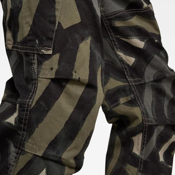 G-Star Raw Men Roxic Straight Tapered Cargo Pants Multi Color Size 32-34