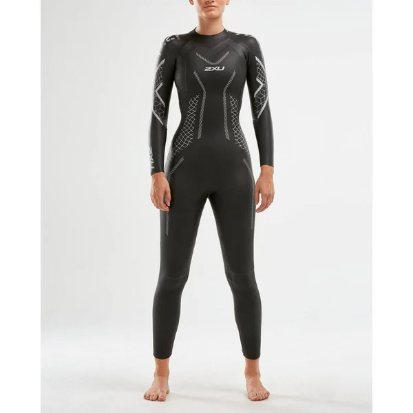 2XU P:2 Propel Wetsuit - Black/Textural Geo