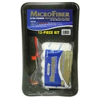 Arroworthy Awmfrkit Microfiber Mini Roller Kit, 12 Piece, Size: 4