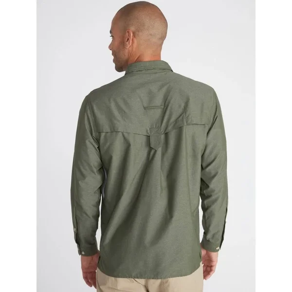 ExOfficio Air Strip Long-Sleeve Shirt - Men's Rust - XL