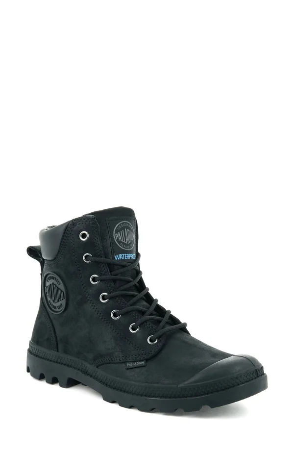 Palladium Pampa Cuff WP Lux Black/Black, Men's, Size: 9