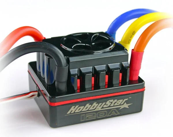 HobbyStar 120A Brushless Sensored ESC for 1/10 - 1/8 RC Car, Truck, Short Course 2S-6S