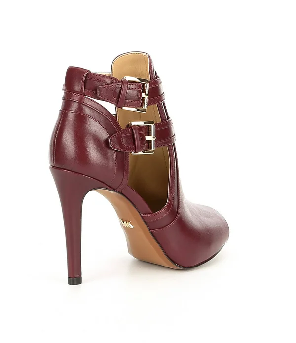 Michael Michael Kors Black Blaze Open Toe Bootie