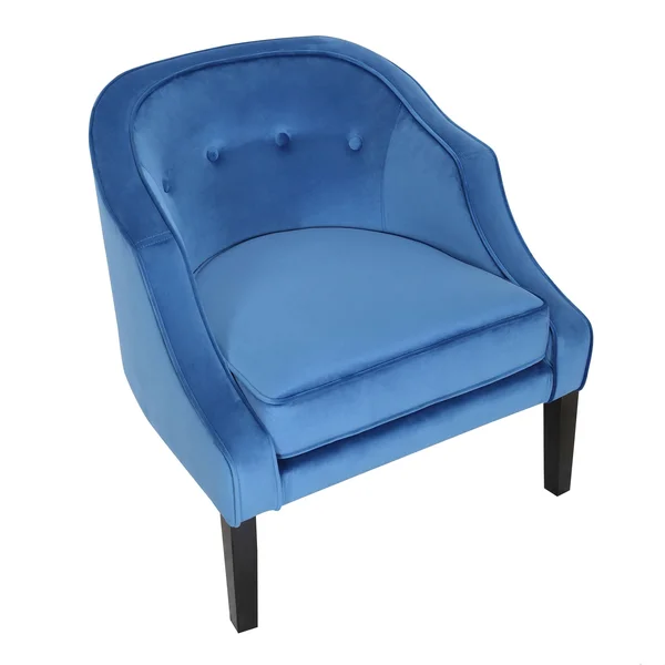 LumiSource Sofia Accent Chair Blue Velvet