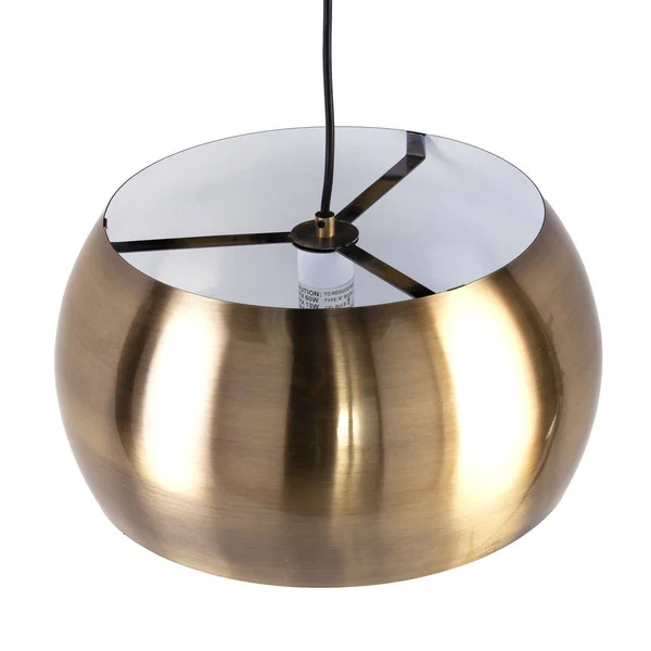 Southern Enterprises Bernay Metal Pendant Lamp in Brushed Brass LT8220