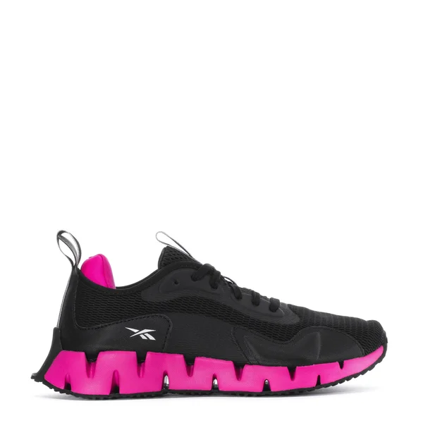 Women's Reebok Zig Dynamica Running Shoe - Black/Pink - Size 7.5