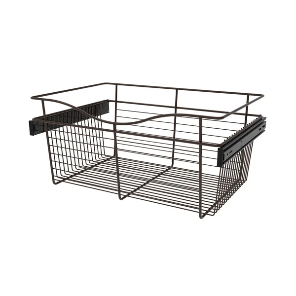 Rev-A-Shelf 24 in. x 11 in. Oil Rubbed Bronze Pull-Out Basket
