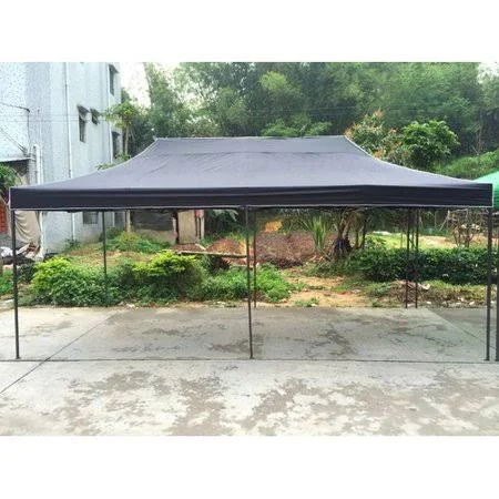American Phoenix 10 ft. W x 20 ft. D Steel Pop-Up Party Tent - Black