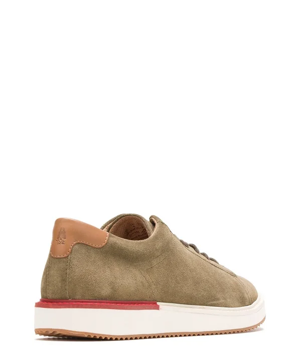 Hush Puppies Men's Heath Sneaker Dark Grey Suede 13