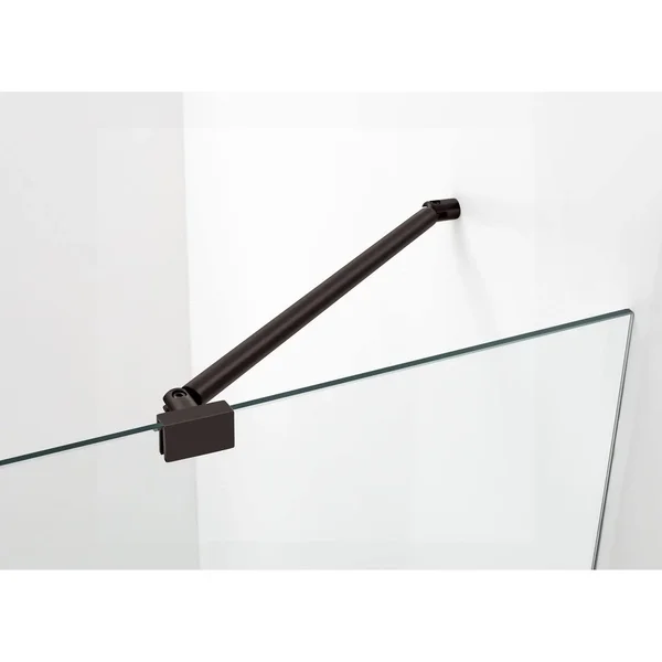 Aston SDR985 Nautis Completely Frameless Hinged Shower DOOR - Chrome, 71-in L x 72-in H