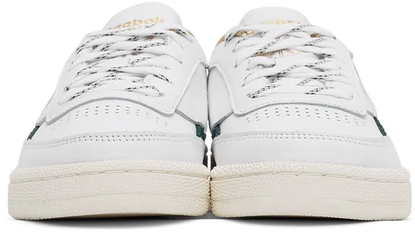 Men's Reebok Club C Revenge Sneaker - White/Green - Size 10