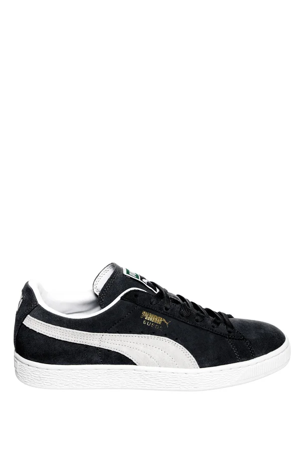 Puma Suede Classic+ Sneakers, Black/White, 11