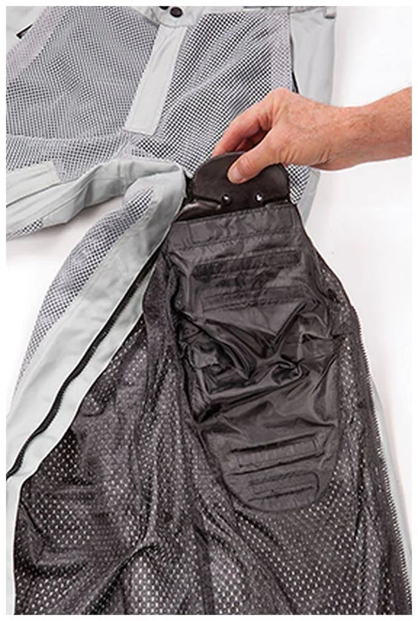 Joe Rocket Phoenix Ion Mens Mesh Motorcycle Pants Silver Large Short