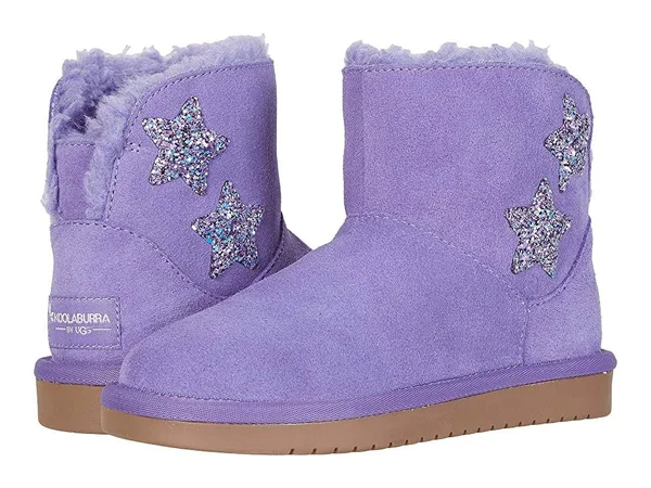 Koolaburra by Ugg - Kids& Koola Star Mini Shoes in Aster Purple, Size 3