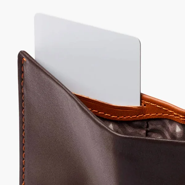 Bellroy Note Sleeve Wallet Java, Caramel - RFID