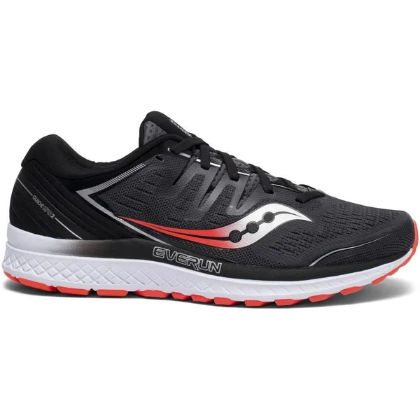 Men's Saucony Guide ISO 2 Wide - Black/Grey - (Size 9)