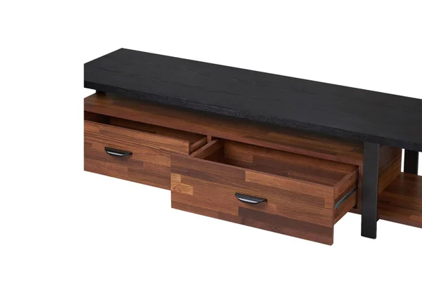 ACME Furniture Elling TV Stand, Walnut/Black