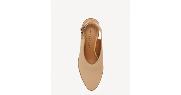 Women's Lucky Brand Lideton Mule - Beige - Size 5