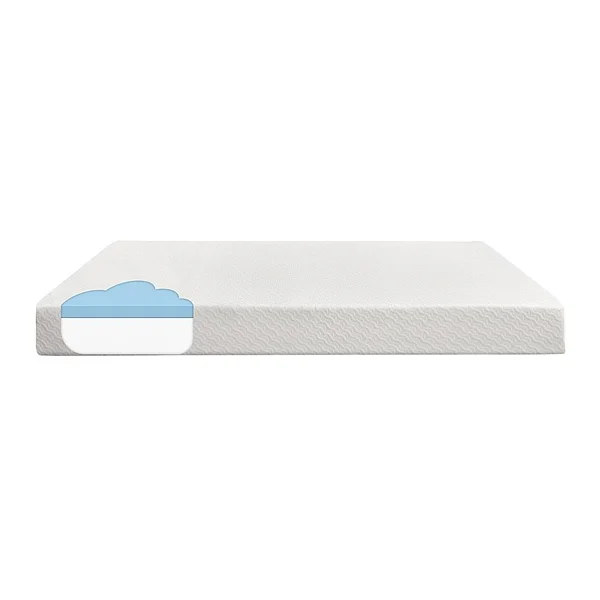 Serta - Sheer Slumber 8” Medium Firm Gel Memory Foam Mattress-in-a-Box