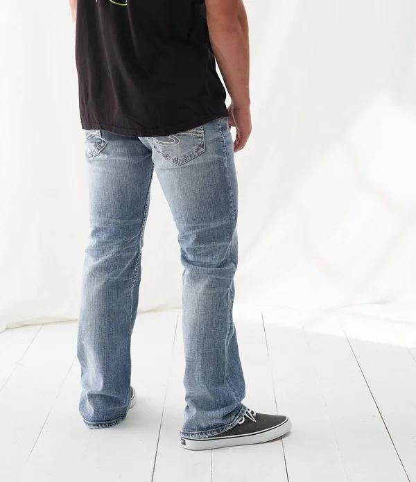 Silver Jeans Co. Men's Zac Relaxed Fit Straight Leg Jeans