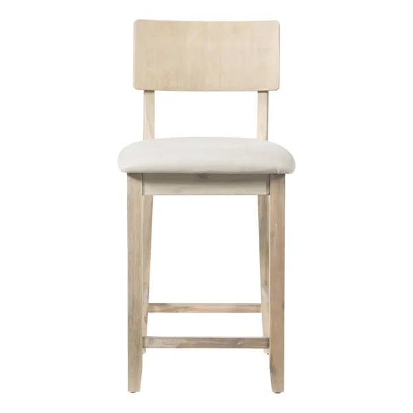 Linon Home D閏or Products Dixie Counter Stool, Gray Wash
