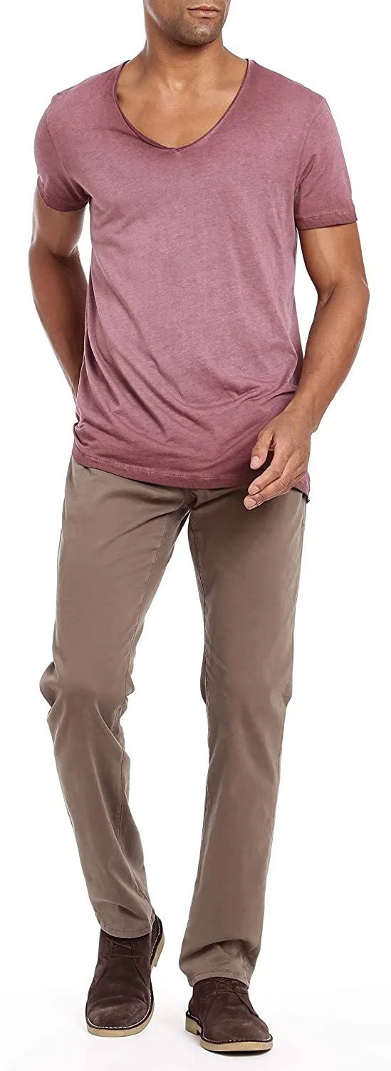 Mavi Men's Zach Straight Leg in Morel Sateen Twill - Men's Jeans