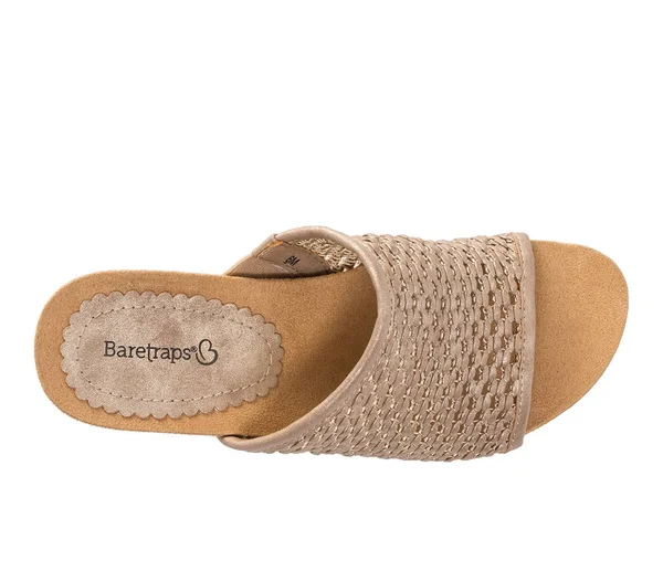 Baretraps Flossey Women's Wedge Sandals - Size: 9.5, Gold