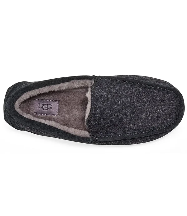 Ugg Men's Ascot Wool - Black TNL Size: 13 M